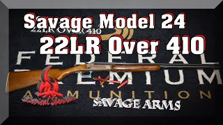 Savage Model 24 410 22LR combo [upl. by Esiom]