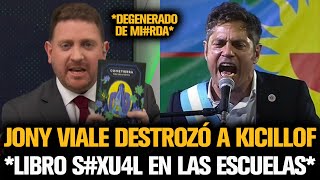 JONATAN VIALE DESTROZÓ A KICILLOF TRAS ESCÁNDALO EN ESCUELAS [upl. by Auqinahs810]