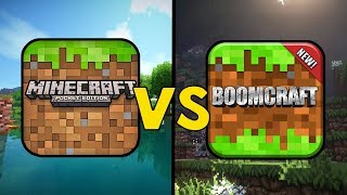 MINECRAFT POCKET EDITION VS BOOMCRAFT  MCPE ПРОТИВ BOOMCRAFT [upl. by Zilla]