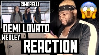 CIMORELLI  DEMI LOVATO MEDLEY  REACTION [upl. by Idhem]