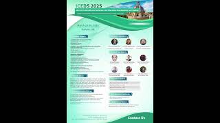 Call For Papers and lmportant Dates ICEDS 2025Oxford UK conference education academic [upl. by Koeninger571]