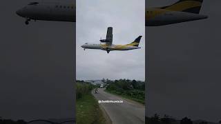 novo avião passaredo atr 72600 chegando em Joinville pela primeira vez [upl. by Murton]