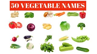 Vegetables names Learn vegetable names in English English Vocabulary [upl. by Saffren]