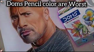 How to Coloring with these Cheapest Doms color pencils 😅 [upl. by Bigler]