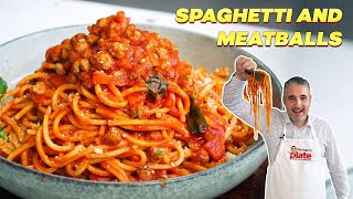 How to Make SPAGHETTI MEATBALLS Like an Italian [upl. by Ennayr342]