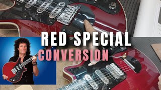 Red Special Conversion Brian May Guitar [upl. by Arod934]