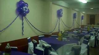 DECORACION CON GLOBOS XV AÑOS EN SAN MATEO TLALTENANGO CUAJIMALPA [upl. by Yldarb]