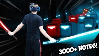 THIS BEAT SABER LEVEL IS INSANE 3000 NOTES [upl. by Eetnuahs]