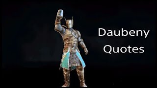 For Honor Daubeny Quotes [upl. by Amme]