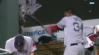 David Ortiz SMASHES the dugout phone and gets ejected [upl. by Macdermot978]