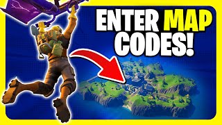 How To Enter ISLAND CODES In Fortnite  Enter MAP CODES In Fortnite PS4 PS5 Xbox PC Switch [upl. by Homer]