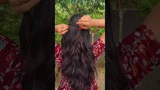 Hair TutorialstylishHairstylesviralcollege hairstylesimple hairstyleyt shorts [upl. by Ahlgren300]