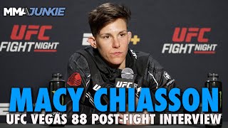 Macy Chiasson Locked in on Title Run After Long Journey to Dominant Finish  UFC Fight Night 239 [upl. by Nahama]