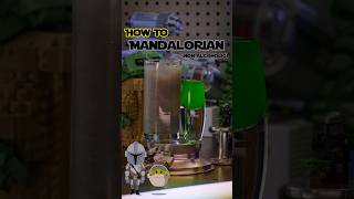 How To Make The Mandalorian  NonAlcoholic Star Wars Drink  themandalorian starwars [upl. by Durston]