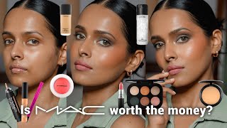 Unsponsored review of MAC  Full face of MAC Cosmetics  Is it worth the 💸 [upl. by Touber]