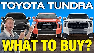 BATTLE OF THE TOYOTA TUNDRAS  2023 SR5 vs TRD Pro vs Capstone  Which Tundra Is Right for You [upl. by Rees]