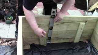 How to Build a Double High 185 inch tall Raised Garden Bed [upl. by Egarton264]