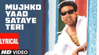 Mujhko Yaad Sataye Teri Lyrical Video Song Phir Hera Pheri Himesh ReshammiyaAkshay KumarRimi Sen [upl. by Ernestus900]