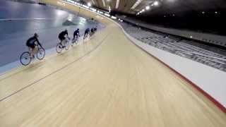 Track cycling in the iconic Olympic velodrome at Lee Valley VeloPark [upl. by Zoba]