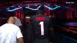 Stefon Diggs Suffers NonContact Injury in TexansColts [upl. by Suciram]