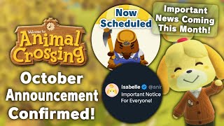 Announcement CONFIRMED For Animal Crossing Players This Month [upl. by Reedy583]