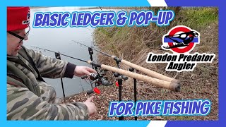 Basic Ledger amp PopUp For Pike Fishing [upl. by Elfrieda]