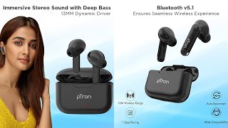 pTron Bassbuds Duo Bluetooth 51 Wireless Earbuds [upl. by Anitnatsnoc]