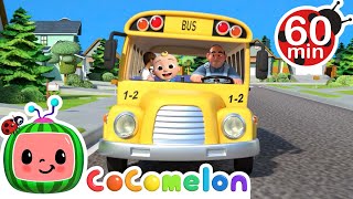 Wheels On The Bus School Version  Kids Songs  Moonbug Kids  Nursery Rhymes for Babies [upl. by Bertrando880]