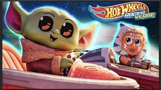 Grogu and Ahsoka Enter the Hot Wheels Racerverse 💫  More Hot Wheels Racerverse Adventures [upl. by Eveiveneg]