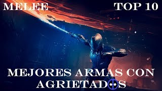 Warframe Top 10  Las Mejores Armas con Agrietados  Melee [upl. by Innus]