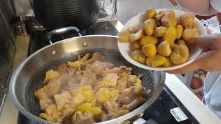 Chicken and chestnuts  Easy to cook [upl. by Shah]