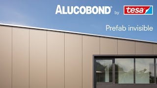 ALUCOBOND® Prefab invisible  Bonded installation system with façade elements [upl. by Anwahsal]