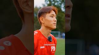 Gehalt in 1 Liga Südkorea 😳 findthepro diyarac fußball sport bayerleverkusen [upl. by Arracot]