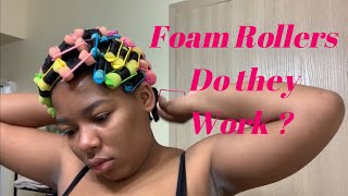 Trying Sponge Rollers Natural Hair [upl. by Elehcim]