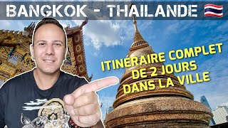 Itinéraire complet de 2 jours à Bangkok en Thaïlande [upl. by Audi331]