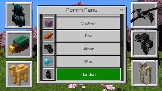 SAIU MELHOR ADDONMOD DE MORPH PRO MINECRAFT PE 121 [upl. by Ardnossak]