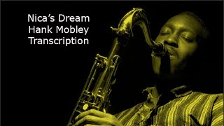 Nicas DreamHank Mobleys Bb Transcription Transcribed by Carles Margarit [upl. by Sadick]