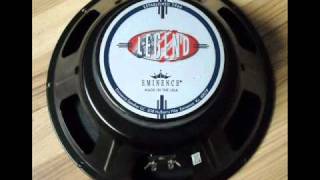 Eminence V12 vs Celestion g12k100 distorted tones [upl. by Lancelot]