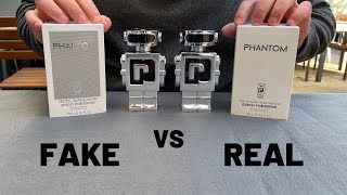 Fake vs Real Paco Rabanne Phantom Tester Perfume [upl. by Anyala738]