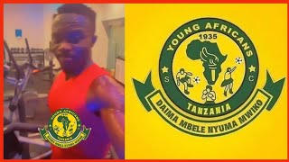 🚨AUGUSTINE OKRAH🚨🔥🚨🚨🔥Aonekana GYM na wachezaji wa YANGAusajili YANGA nSIMBA [upl. by Findley]