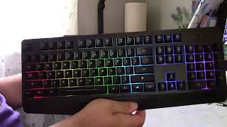 Yesbeaut Wireless RGB Backlit Gaming Keyboard Review [upl. by Carrington]