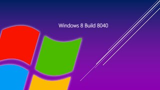 Taking a look at Windows 8 Build 8040 [upl. by Yadseut435]