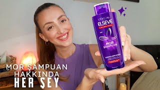 Mor Şampuan Nasıl Kullanılır  Turunculaşan Saçlar İçin Loreal Elseve Mor Şampuan [upl. by Aicyla]