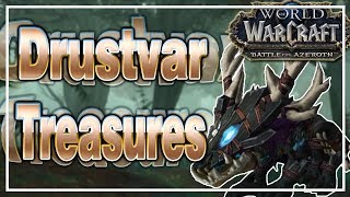 Treasures of Drustvar Achievement│Battle Pet Toys amp more│Battle for Azeroth [upl. by Goldi]