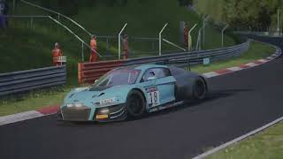 Assetto Corsa Competizione Ps5 practice Nurburgring 24H Audi R8 GT3Pure Sound [upl. by Aronos]