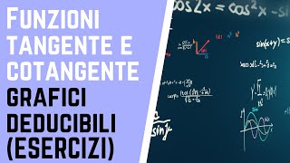 Funzioni Tangente e cotangente e grafici deducibili Esercizi [upl. by Ahgiela]