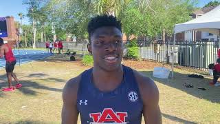 Favour Ashe Becomes First Man To Break 10s For 100m in 2024 Wins Florida Relays In 999 [upl. by Assirrak]