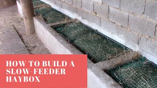 How to build a slowfeeder haybox for your horse [upl. by Julieta]