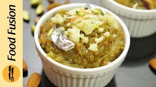 Lauki ka Halwa  Bottle Gourd Halwa Recipe By Food Fusion [upl. by Terrab157]