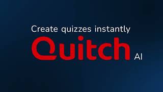 How to create learning content instantly with Quitch AI [upl. by Paris]